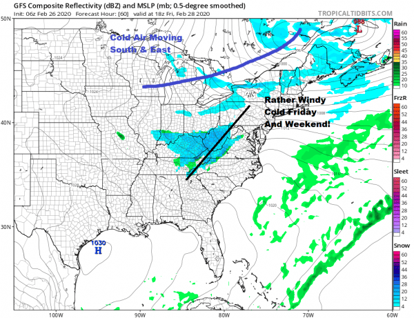Quiet Cloudy Gloomy Day Rain Thunder Tonight Windy Colder Thursday Through The Weekend