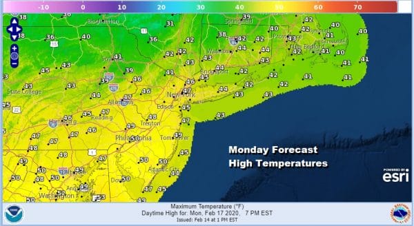 Warm Up Limited Sun Today More Sun Monday, Showers Tuesday Colder Mid Late Week