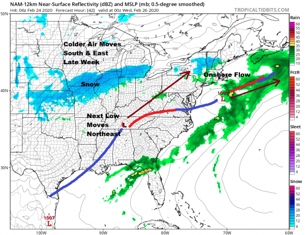 One More Nice Day Before Rains Return Colder Late Week