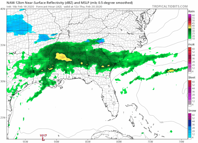 Showers End Overnight Cold Dry Wednesday Through Friday Snow Carolinas Southern Virginia Stays South