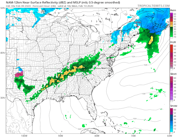 Wave Train Begins Monday Through Thursday Unsettled
