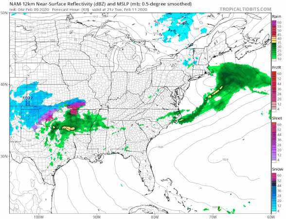 Wave Train Begins Monday Through Thursday Unsettled