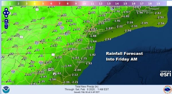 Major Storm Heavy Rains Late Today into Friday Flood Watches Posted