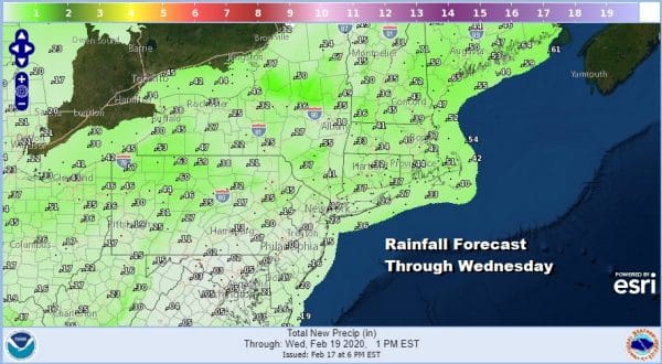 Showers Today Much Colder Wednesday Through Friday Snow Chance Grows For Southeast US