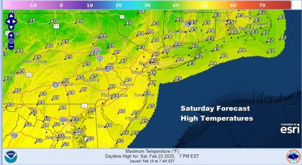 Snow Thursday North Carolina Southern Virginia Cold Dry Northeast Through Friday