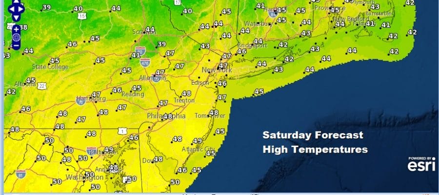Snow North Carolina Southern Virginia Storm System Passes Week South of the Northeast