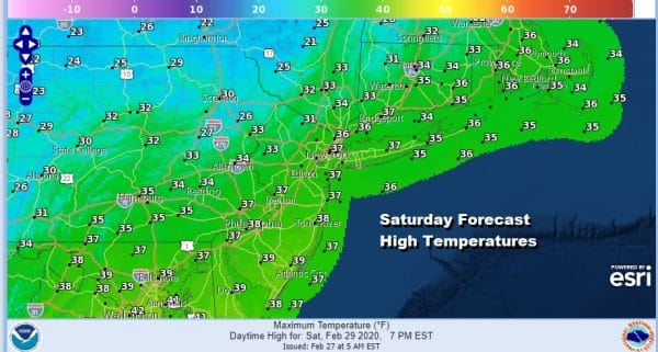Weather Conditions Improve Winds Increase Colder Air Arrives Snowstorm Upstate