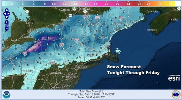 Rain Arriving Tonight Winter Weather Advisories NE Pennsylvania Catskills Northern Connecticut