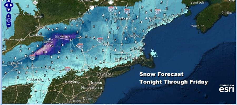 Rain Arriving Tonight Winter Weather Advisories NE Pennsylvania Catskills Northern Connecticut