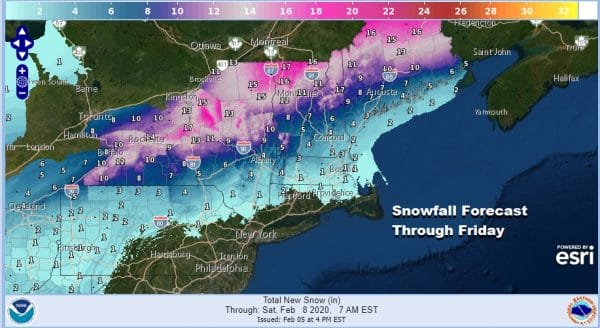 Winter Weather Advisories Inland Flood Watch For Heavy Rains Coast