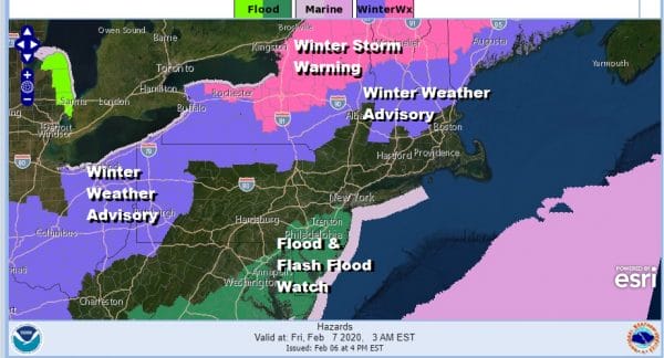 Flood Watches Wind Advisories Major Storm Impacting East Coast Florida to Maine