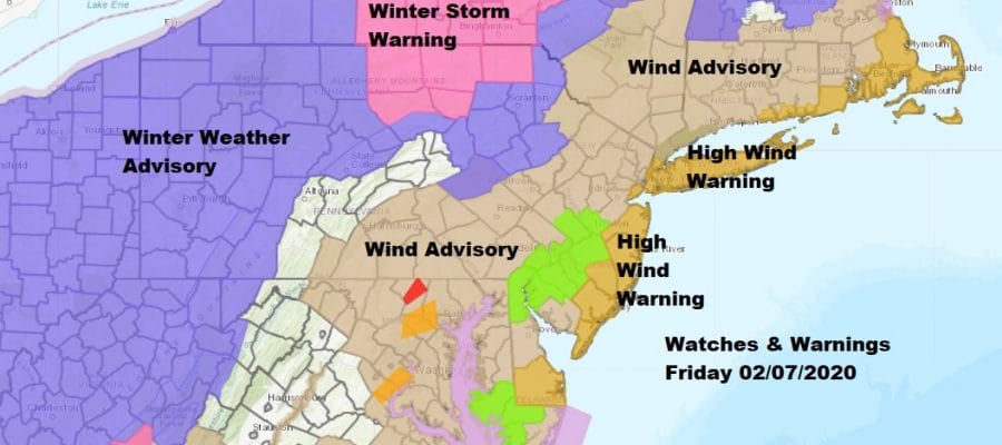 High Wind Warning Wind Advisory Winds Gust 60 MPH Or Higher