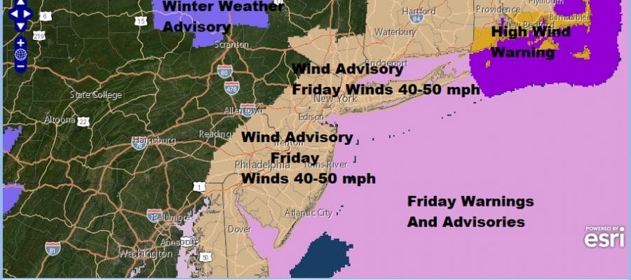 Flood Watches Wind Advisories Major Storm Impacting East Coast Florida to Maine