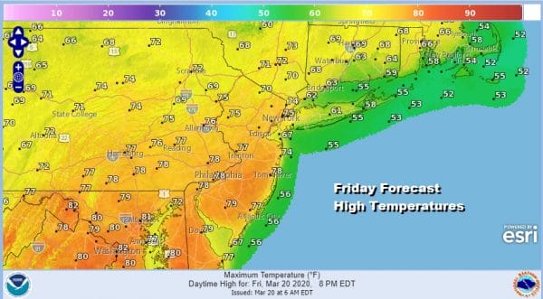 Warm Front Moving Northward Severe Weather Risk Later Today