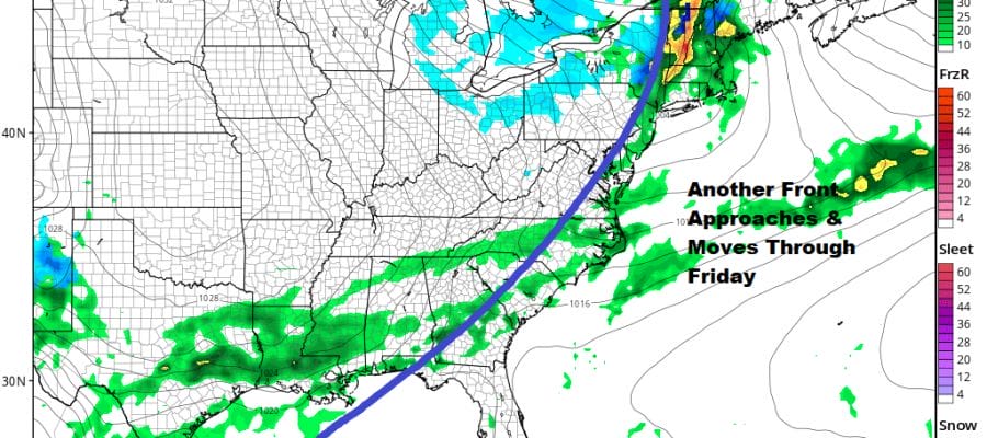 Nice Springlike Day Highs Close to 70 Degrees