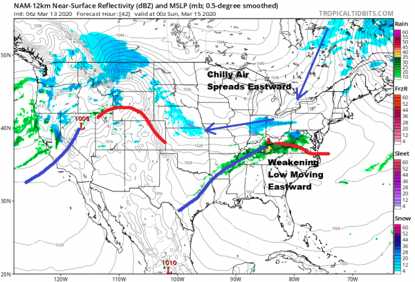 Rain Ends Weather Conditions Improve Weekend Chilly Mostly Dry