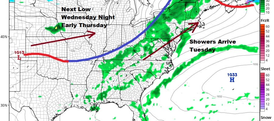 Major Storm Exitis Nice Weekend Warmer Temperatures Begin Sunday