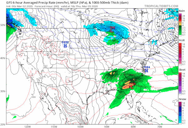 Warm Monday Highs Reach 60 Showers On & Off Into Wednesday Ocean Storm Offshore Late Week
