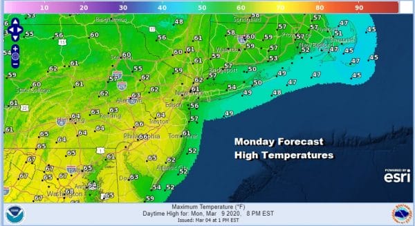 Nice Weather Gives Way To Arriving Clouds Thursday Coastal Storm Offshore Chilly Weekend