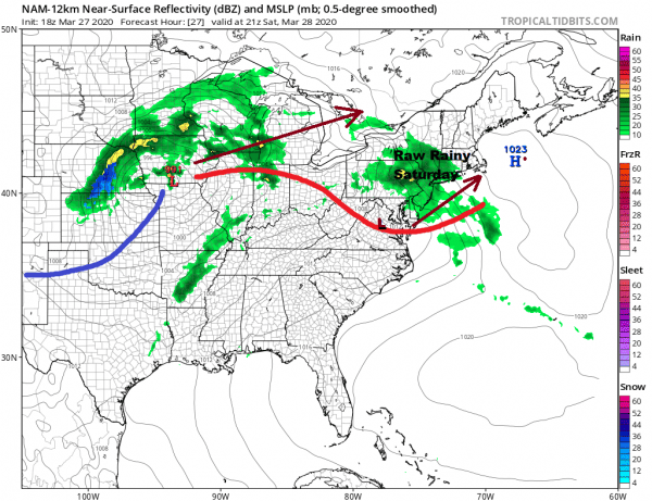 Weekend Raw Rainy Saturday Slow Improvement Sunday Chilly Next Week