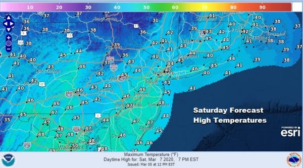 Major Ocean Storm Develops But Impacts Minimal Coast, Better Weekend Warm Up Next Week