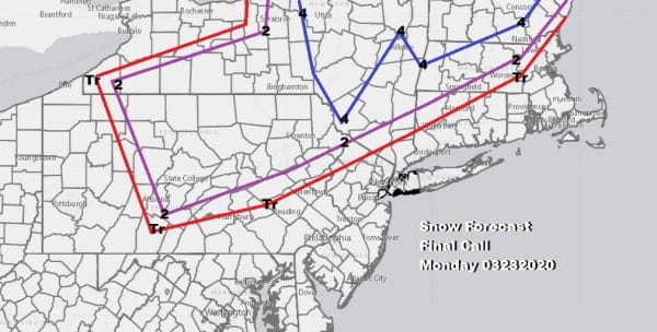 Winter Storm Watch Catskills Winter Weather Advisory NE Pennsylvania