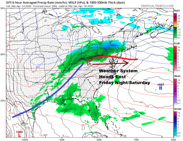 Clouds Rolling In Watch For Some Showers Into Wednesday Morning