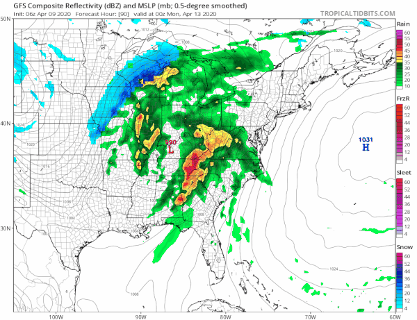Severe Weather Risk Wind Advisories Expanded Stormy Sunday Night Into Monday