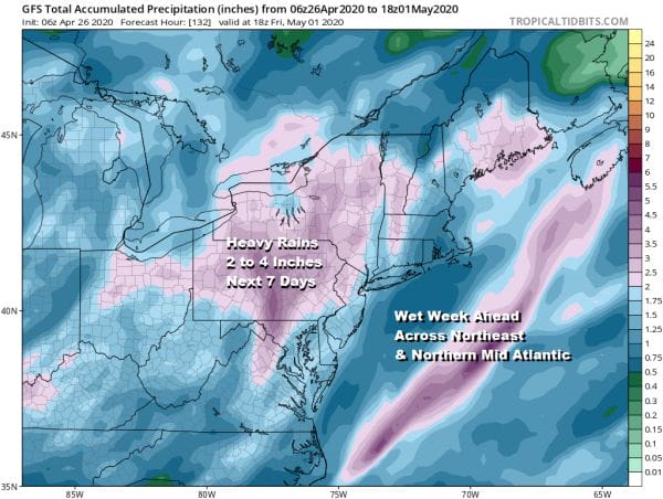 Patchy Rain Doom Gloom Sunday Monday, Dry Tuesday Showers Thunderstorms Thursday