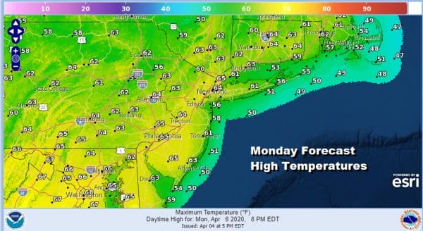Weather Conditions Continue To Slowly Improve No Showers Until Tuesday