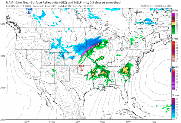 Easter Weekend Dry Major Storm Brings Heavy Rains Wind Thunderstorms Sunday Night Into Monday