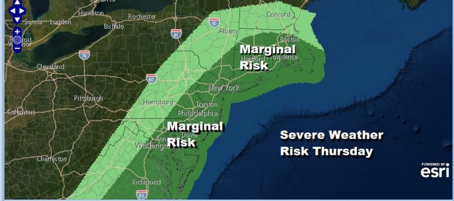 Severe Weather Shifts Into the East Thursday Easter Sunday Dry But Storm Nears At Night