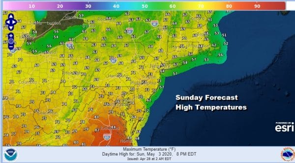 Wind Advisory New Jersey Coastal Counties Flood Watch Western and Northern New Jersey Eastern Pennsylvania