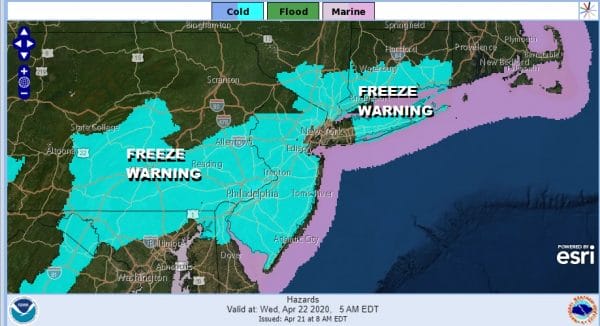 Severe Weather Exits Freeze Warning Wednesday Morning More Storm Systems Lie Ahead