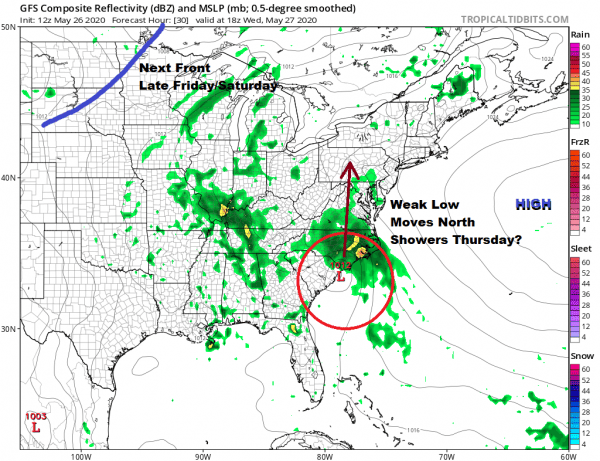 A Nice Warm Afternoon More of the Same Wednesday Watch For Showers Thursday