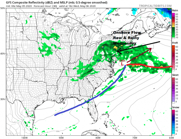 Raw Rainy Wednesday Mothers Day Weekend Unusually Cold & Windy