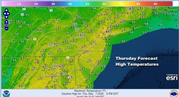 Beautiful Thursday Wet Snow Rain Cold And Windy Mother's Day Weekend
