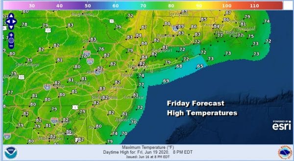 Another Good Day Overall Clouds Rain Stay South Very Warm Humid Weekend