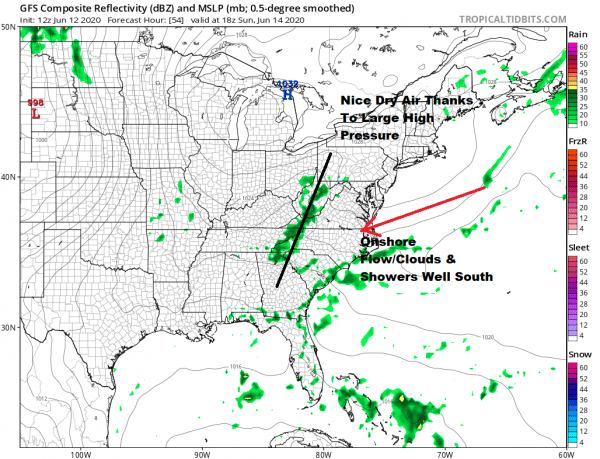 Nice Dry Weekend Ahead No Weather Issues Through Sunday