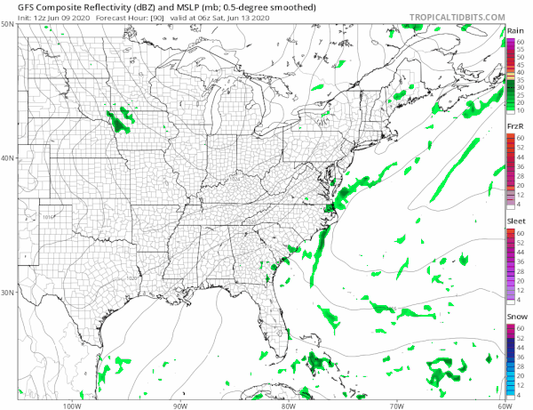 Warmer Air Cold Front Showers Thunderstorms Wednesday Night