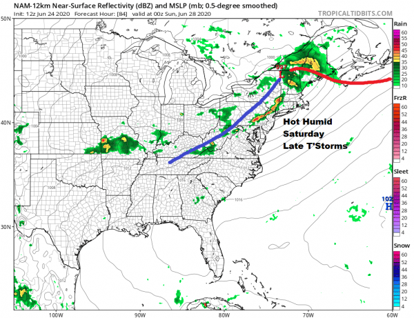 Sunshine Developing This Afternoon No Major Changes Through the Weekend