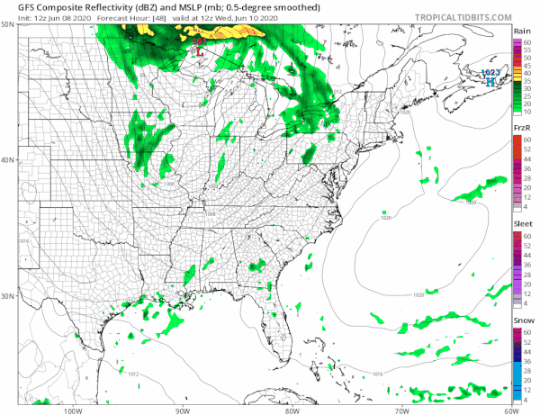 Beautiful Day Dry Into Early Wednesday Showers Thunderstorms Late Into Thursday