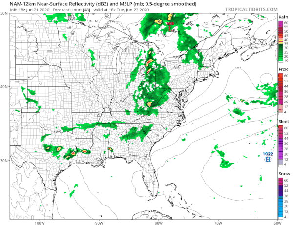 Hot Humid Next Few Days Isolated Pop Up Showers Summery Week Ahead