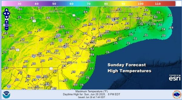 Severe Weather Risk NYC TO Boston Includes Long Island Southern Southeastern New England