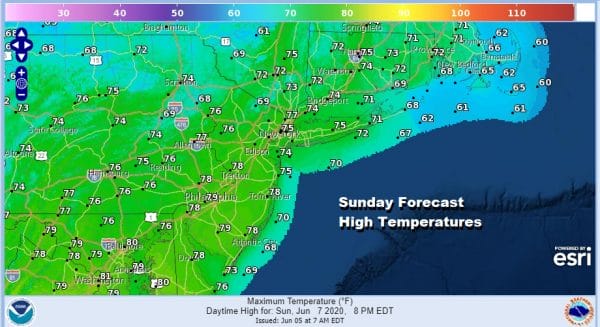 Warm Humid Showery Friday Improvement Over the Weekend