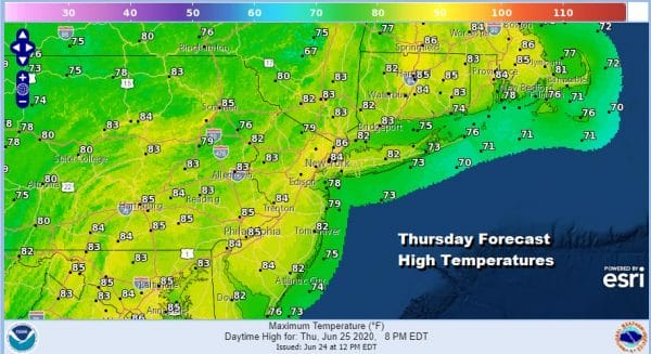 Sunshine Developing This Afternoon No Major Changes Through the Weekend
