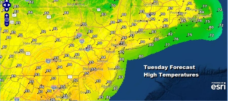 Another Hot Humid Day Severe Weather Risks Grow Wednesday