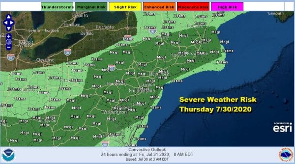 Severe Weather Risk Late Today Atmosphere Primes This Weekend For Flow Up East Coast