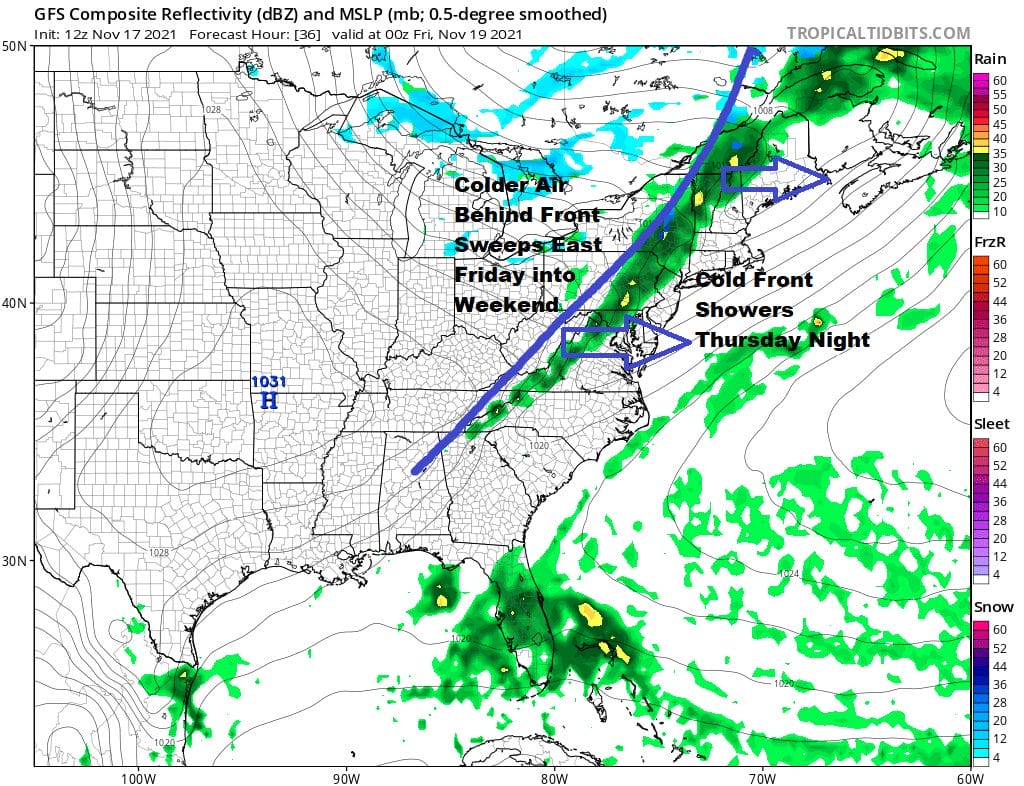 Warm Up Underway Into Thursday Showers Thursday Night Stronger System Monday